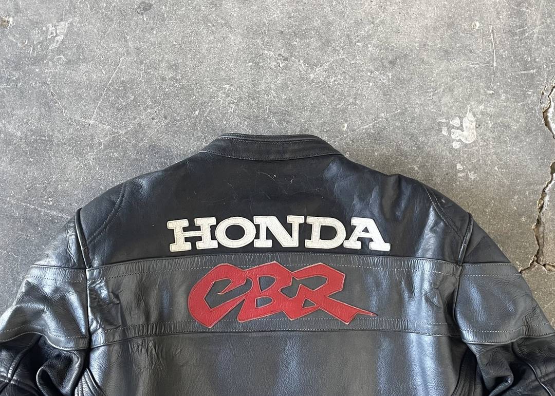 Vintage Leather Jacket Honda Racing | Hype Clothinga Vintage Leather Jacket Honda Racing | Hype Clothinga