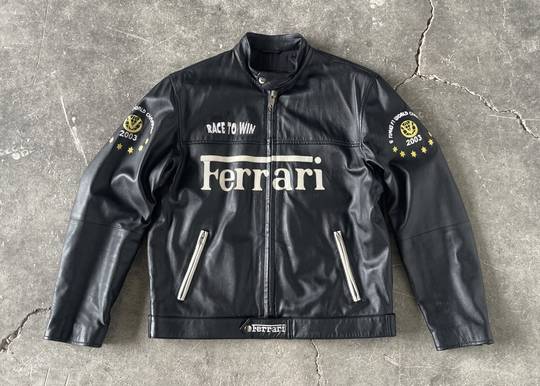 Vintage Rare Leather Jacket Ferrari 2023 6 Times F1 World Champion Race To Win 00175 Hype Clothinga Limited Edition