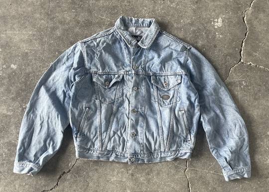 Vintage Rare New York Schott Denim Jacket 60's Made in Italy 0032 Hype Clothinga Limited Edition