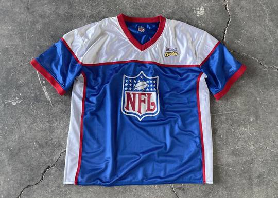 Vintage Rare T-shirt NFL Flag Double Face Baked Cheetos 00158 Hype Clothinga Limited Edition