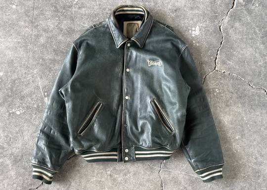 Vintage Ultra Rare Diesel Leather Jacket Made in Korea  0009 Hype Clothinga Limited Edition