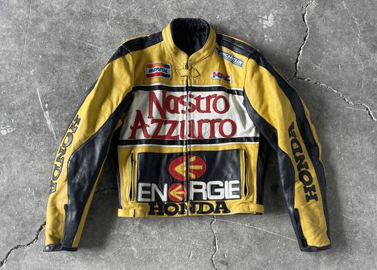 Vintage Ultra Rare Jacket '80s Honda Nastro Azzurro Energy Repsol Michelin Hrc