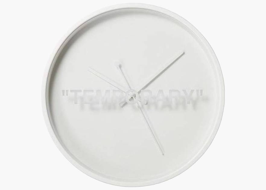 Virgil Abloh, Off white, Louis Vuitton Designer, IKEA Markerad collab Clock