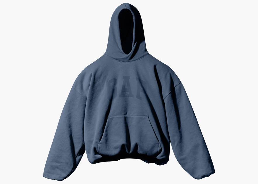 Yeezy Gap Engineered by Balenciaga Dove Hoodie Dark Blue Yeezy Gap Engineered by Balenciaga Dove Hoodie Dark Blue