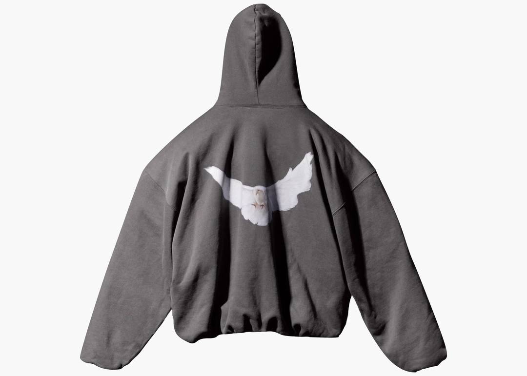 Yeezy Gap Engineered by Balenciaga Dove Hoodie Dark Grey | Hype 
