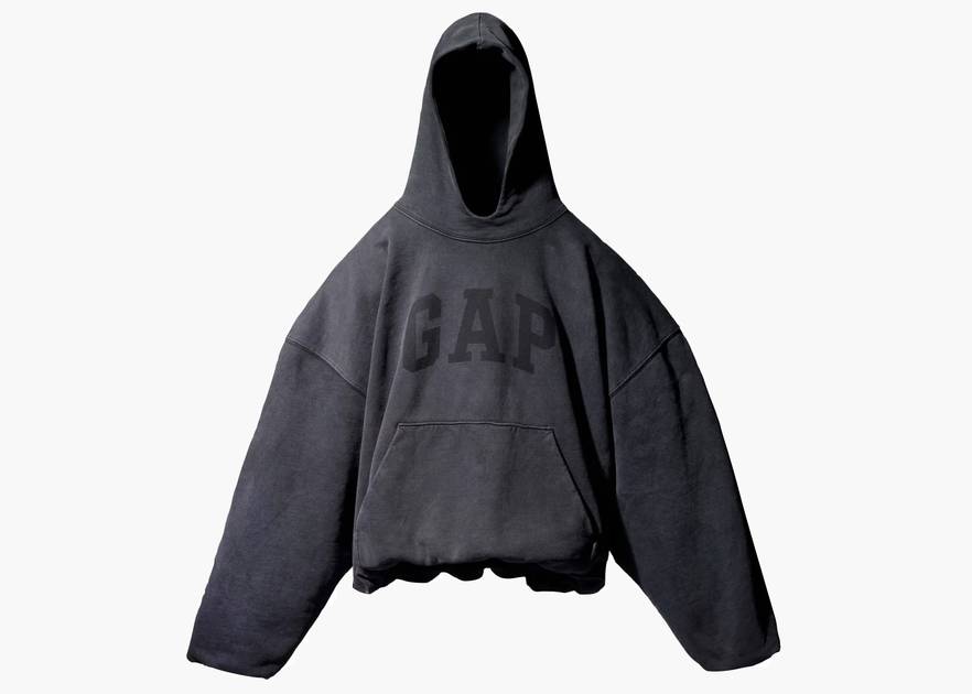 Yeezy Gap Engineered by Balenciaga Dove Hoodie Washed Black | Hype ...