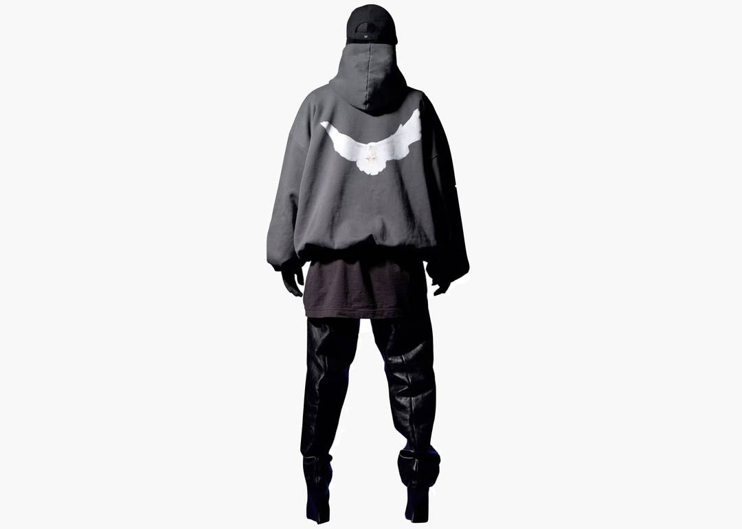 Yeezy Gap Engineered by Balenciaga Dove Hoodie Washed Black | Hype 