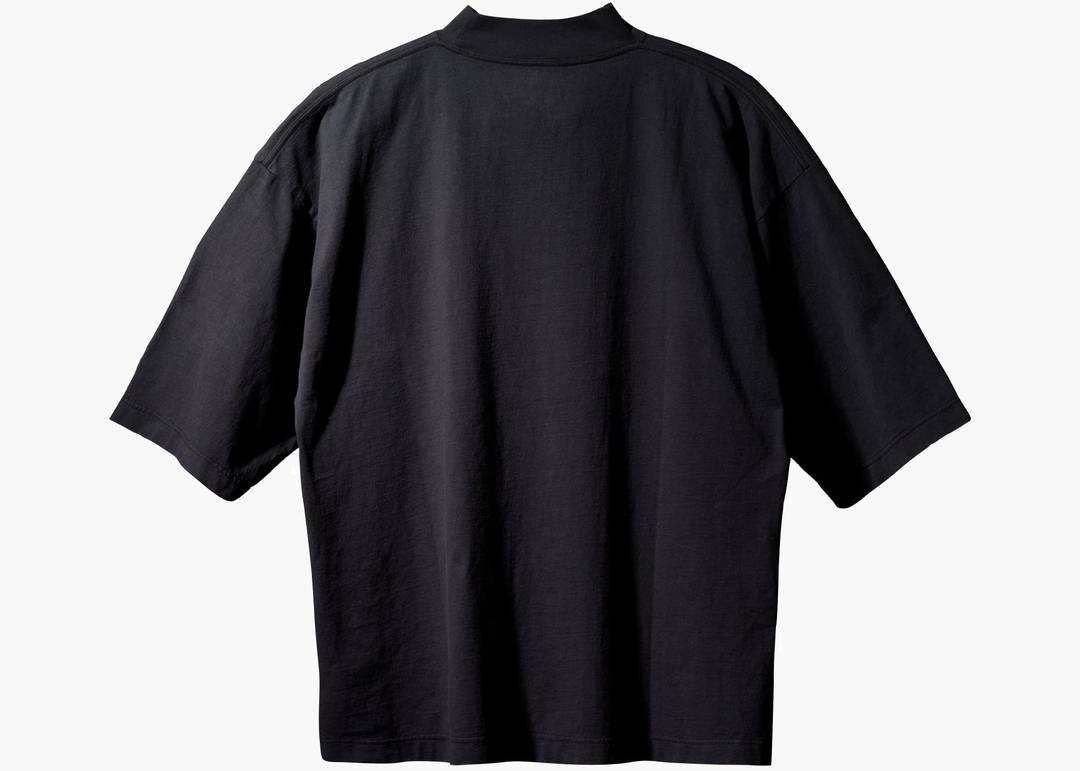 Yeezy Gap Engineered by Balenciaga Logo 3/4 Sleeve Tee Black Yeezy Gap Engineered by Balenciaga Logo 3/4 Sleeve Tee Black