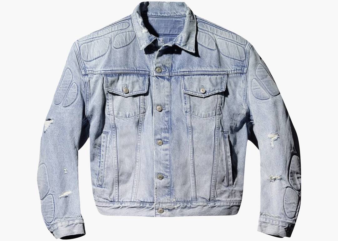 Yeezy Gap Engineered by Balenciaga Padded Denim Jacket Blue | Hype