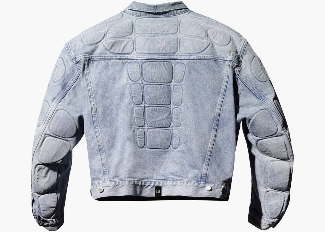 Yeezy Gap Engineered by Balenciaga Padded Denim Jacket Blue | Hype