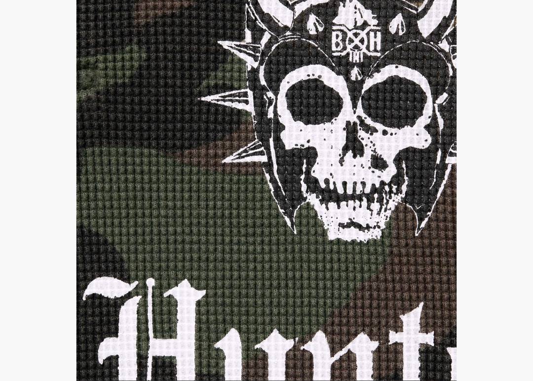 Supreme Bounty Hunter Thermal Henley L/S Top Camo | Hype Clothinga