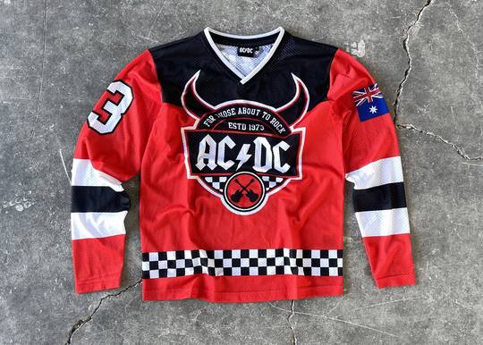 Vintage ACDC Jersey Long Sleeve Acid Estd 1973 Australia T-shirt 00137 Hype Clothinga limited edition