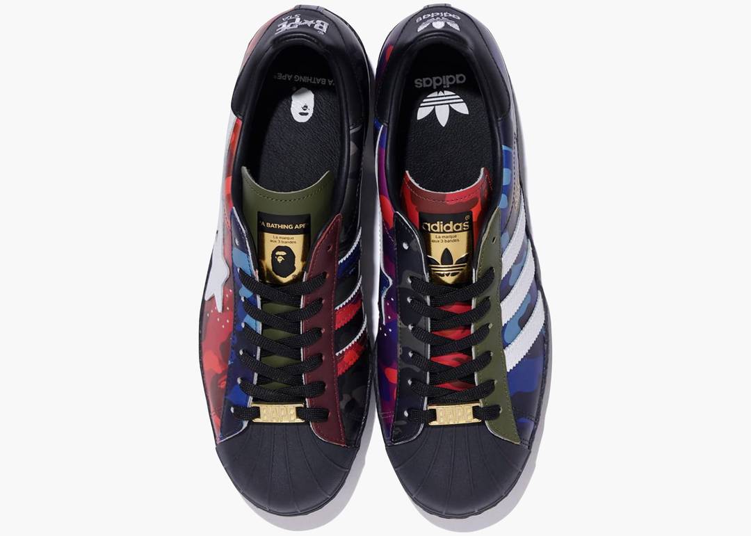 Adidas Superstar 80s Bape Multi Camo | Hype Clothinga