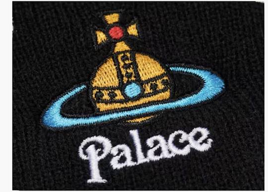 Palace x Vivienne Westwood Jersey Beanie Black | Hype Clothinga