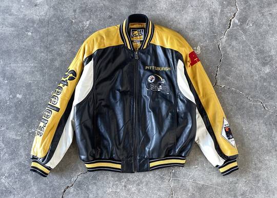 Vintage Bomber Pittsburg Steelers Quarterback Club 00131 Hype Clothinga Limited Edition