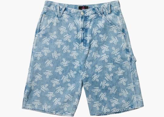 Palace x Vivienne Westwood Denim Short Orb Stone Wash PVWDSOSW Cheap Urlfreeze Jordan limited Edition