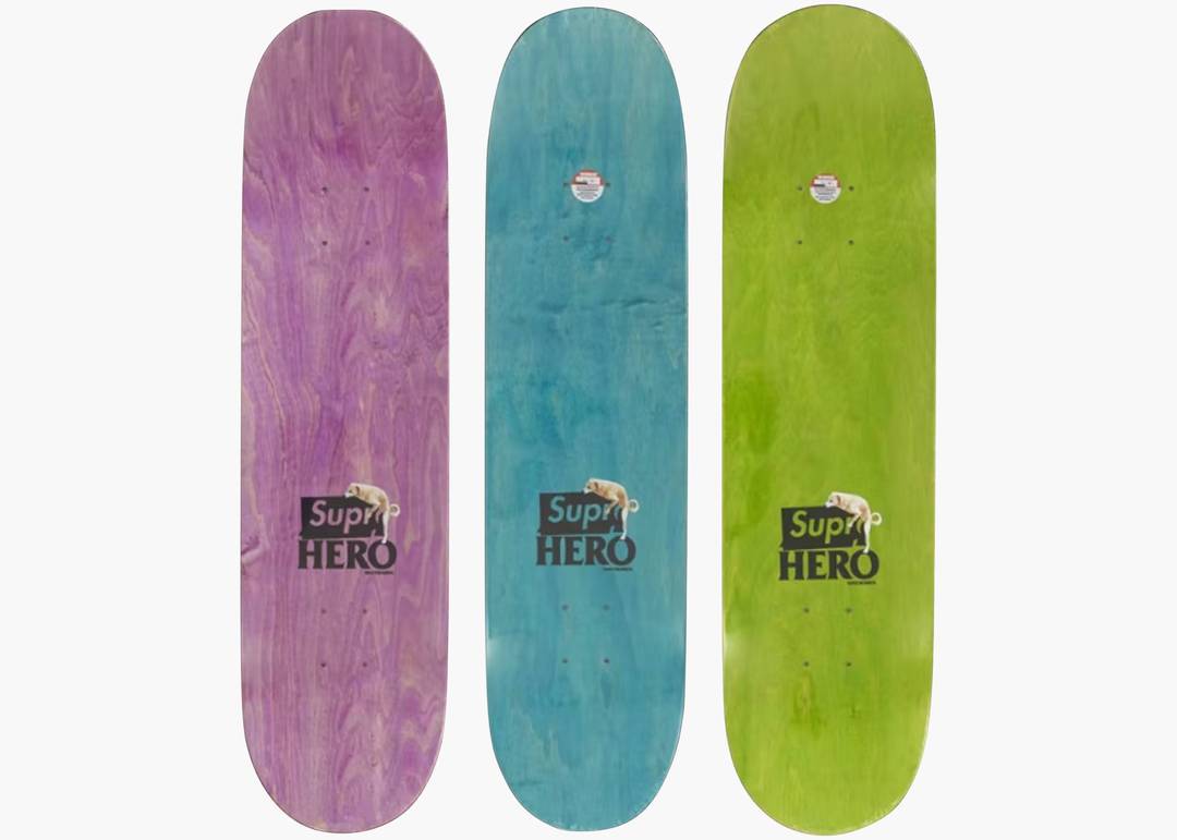 Supreme ANTIHERO Dog Skateboard Deck Set Multicolor | Hype Clothinga