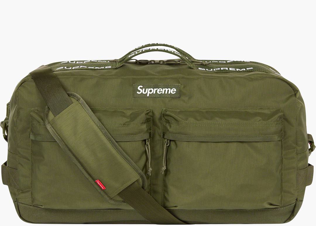 Weekend bag Supreme Green in Cotton - 32993297