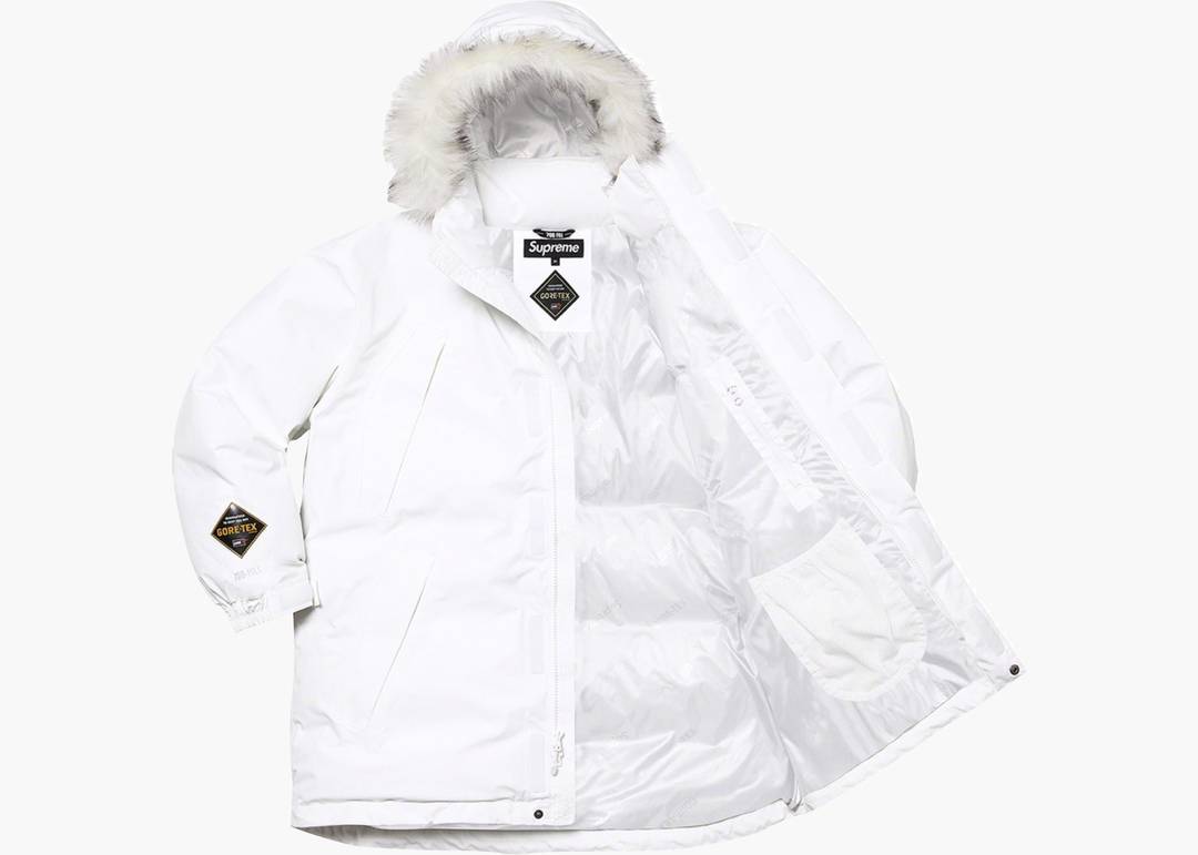 Supreme GORE-TEX 700-Fill Down Parka (FW21) White | Hype