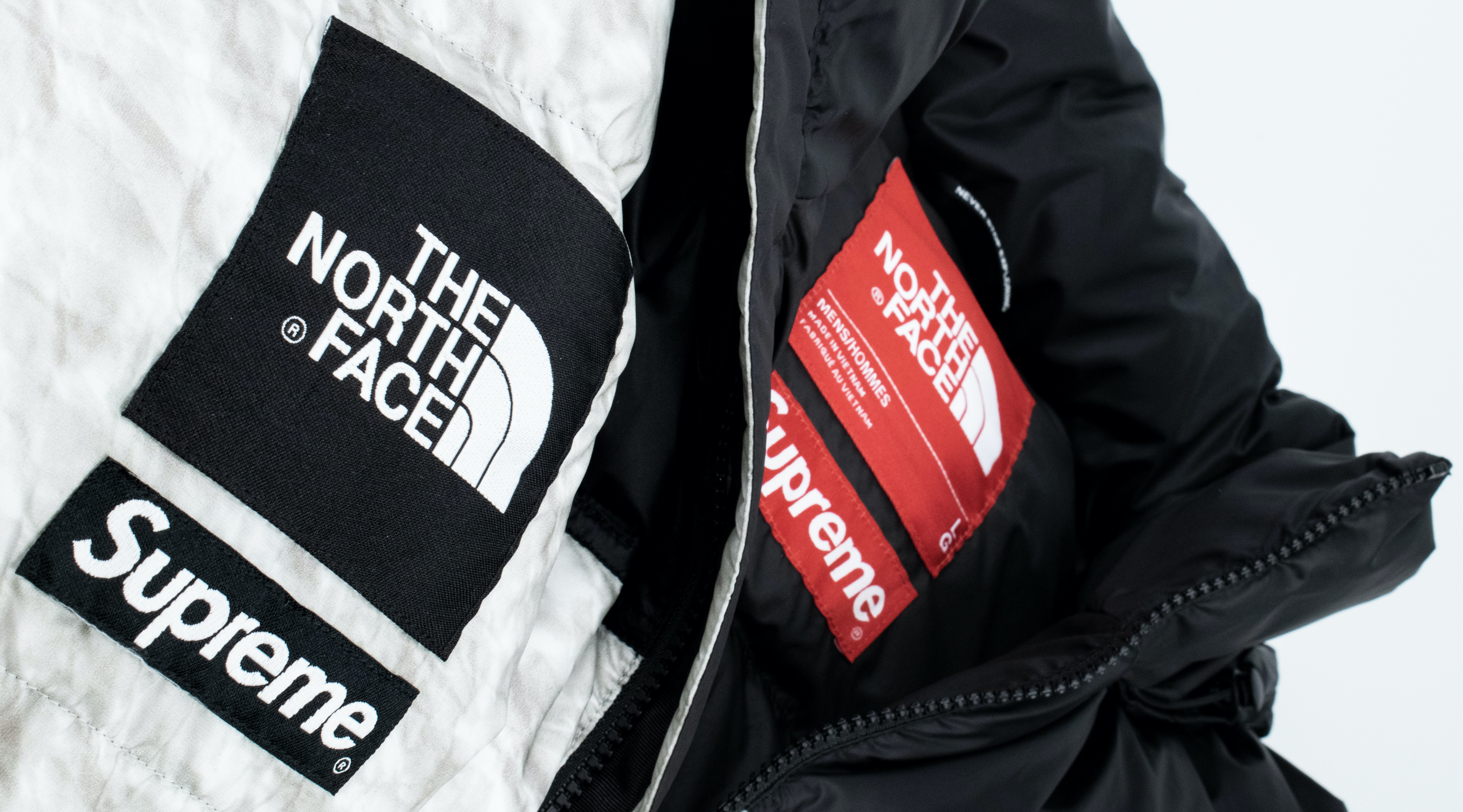 Supreme x The North Face 800-fill half zip hoodie - Black
