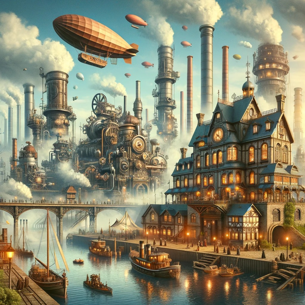 Steampunk Cityscapes