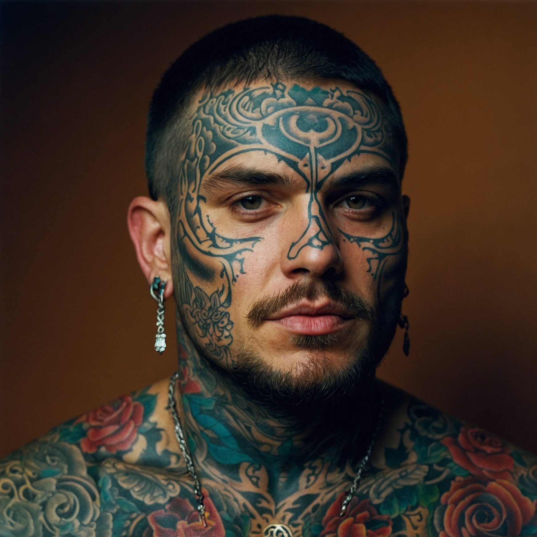 Face tattoo