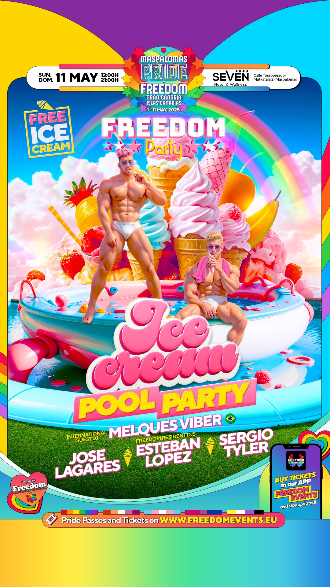 Freedom Ice Cream Pool Party