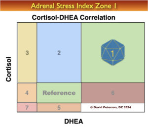 Adrenal Stress Index Zone 1 "Hyper Response"