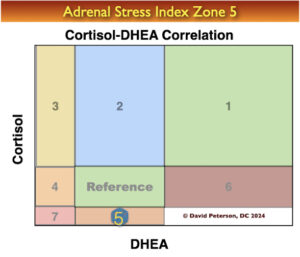 Adrenal Stress Index Zone 5 Non-adapted, Adrenal Fatigue 