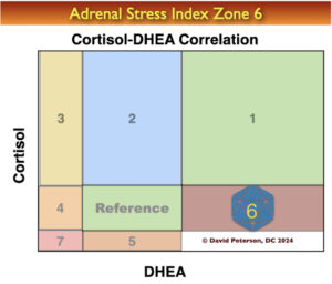 Adrenal Stress Index Zone 6 Inappropriate DHEA-S values