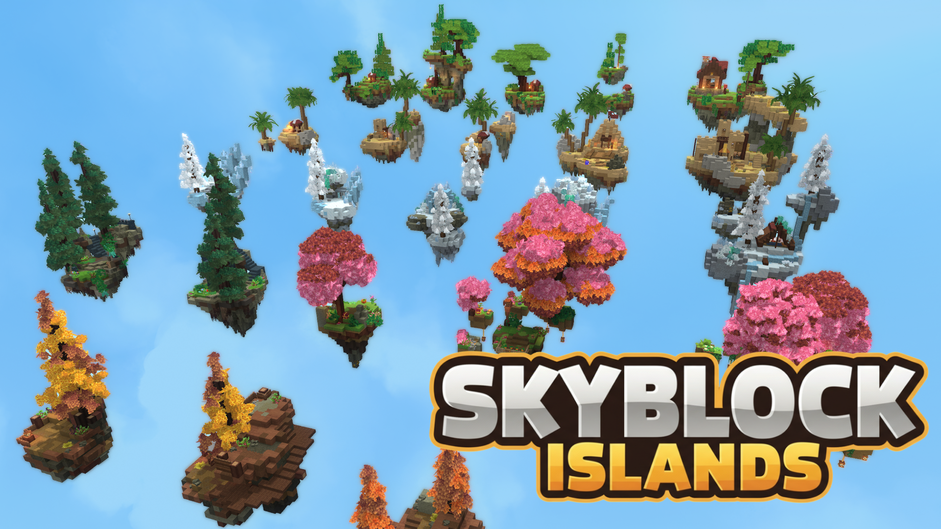 25x SkyBlock Islands