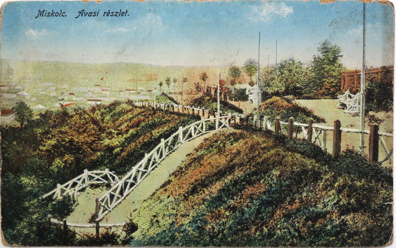 Az Avas egy régi képeslapon