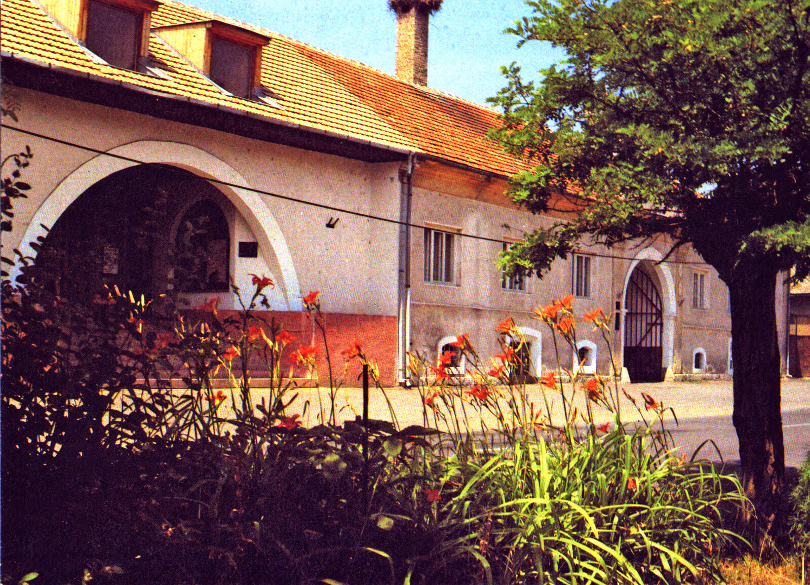 Village Hall of Bodrogkeresztúr with the Faluház in the end of 20th century