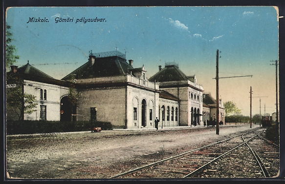 A pályaudvar 1915-ben