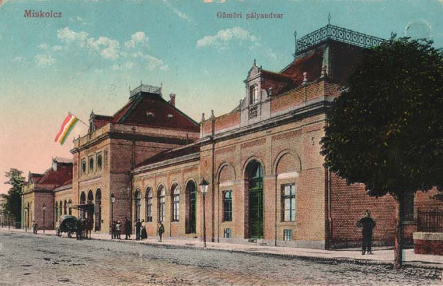 A pályaudvar 1926-ban, korabeli képeslapon