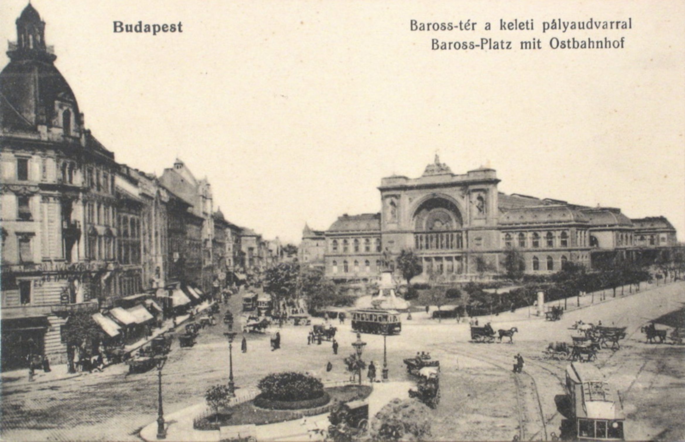A pályaudvar 1910 körül