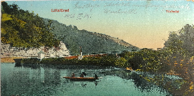 Hámori lake at 1928 - old postcard