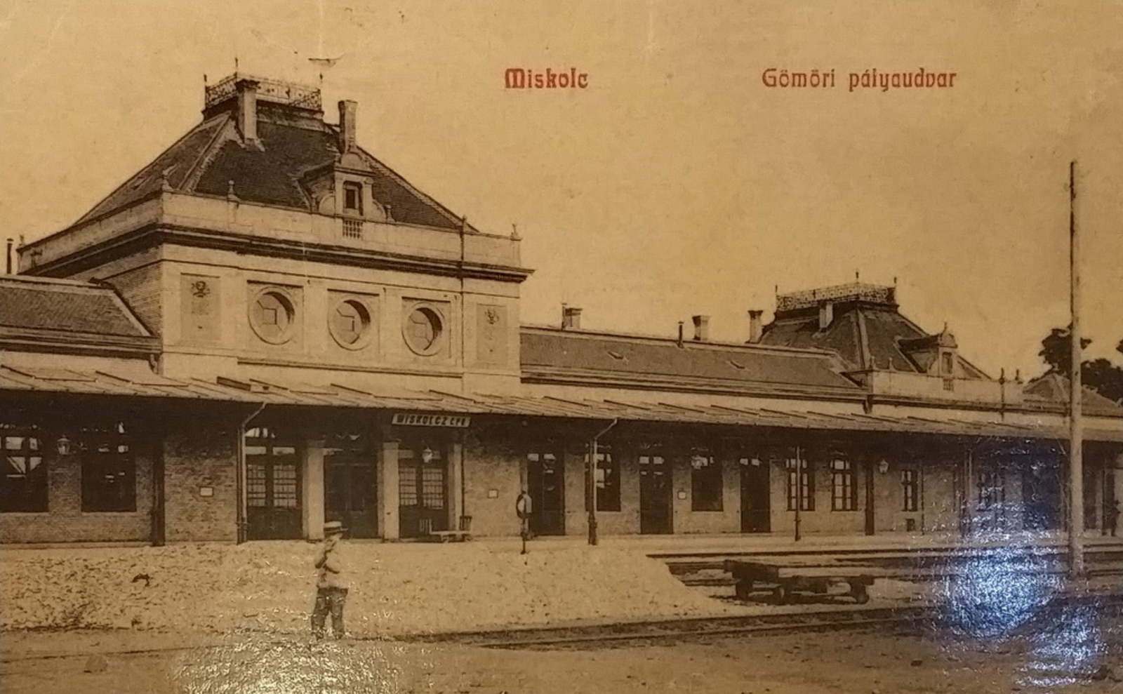 A pályaudvar 1909-ben