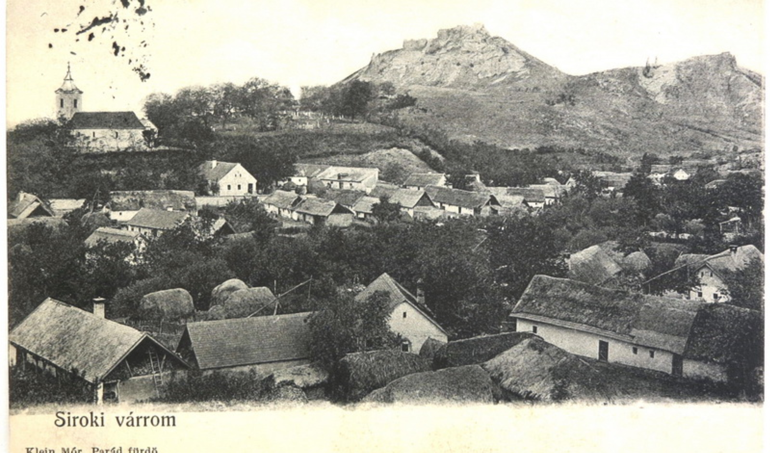 A siroki vár látképe 1906-ban