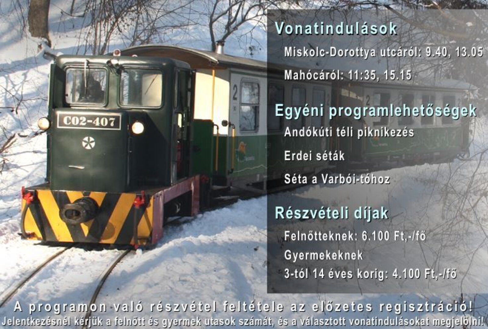 Zúzmara Express a Mahóca