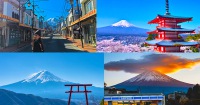 【富士山箱根河口湖賞花】大涌谷含纜車&羅森便利店&新倉山淺間公園&河口湖大石公園一日遊 (東京出發)