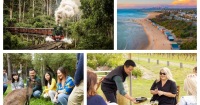 墨爾本普芬比利蒸汽火車、希爾斯維爾野生動物保護區與酒莊之旅
