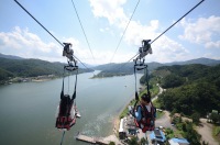 南怡島Skyline Zipwire高空滑索家庭路線大小同價