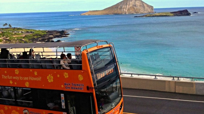 美國·夏威夷·檀香山·歐胡島|威基基無軌電車隨上隨下巴士之旅-Waikiki Trolley Hop-on Hop-off Bus Tour