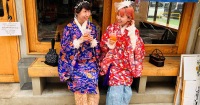 沖繩傳統服裝 琉裝體驗(含蕾絲配件 ): 21點前歸還、送御朱印帳