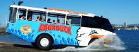 Aquaduck 水陸兩用車城市導覽與河川遊船體驗