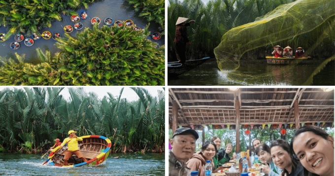 椰林簸箕船之旅，含午餐或晚餐的抓螃蟹體驗