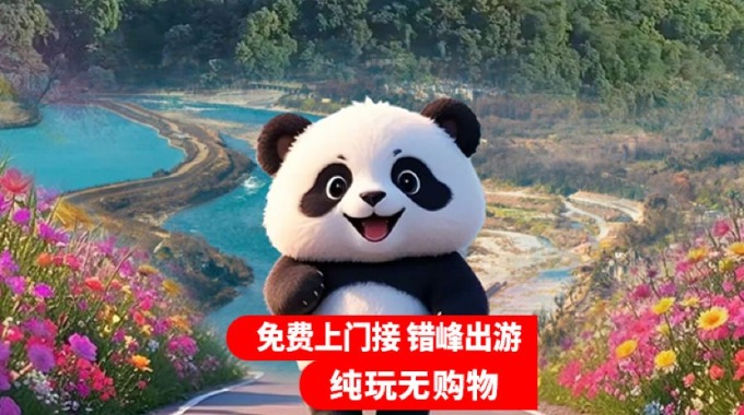 可選1-8人團丨熊貓谷+都江堰+藍眼淚贈3D演出丨純玩含門票