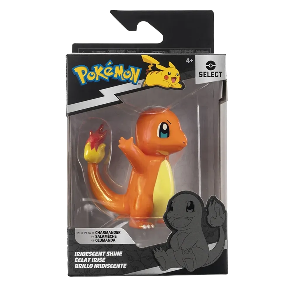Select Iridescent Shine Battle Figure - Charmander (3 In.)