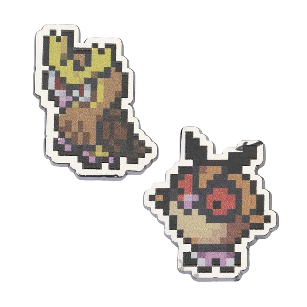 Pokémon Pixel Pins (2-Pack) - Hoothoot & Noctowl